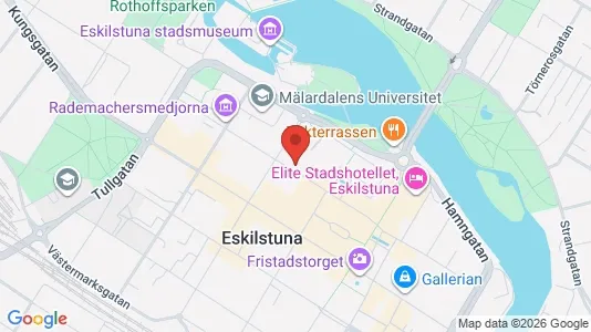 Bostadsrätter till salu i Eskilstuna - kort over placeringen