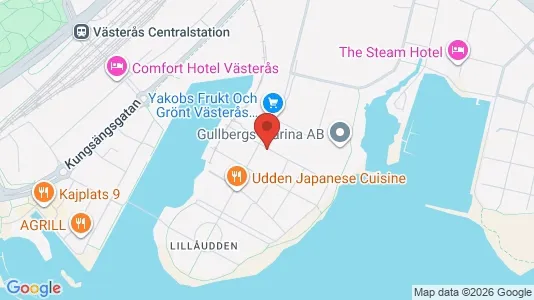 Bostadsrätter till salu i Västerås - kort over placeringen