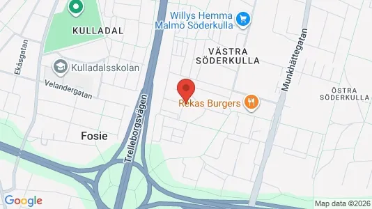 Bostadsrätter till salu i Fosie - kort over placeringen