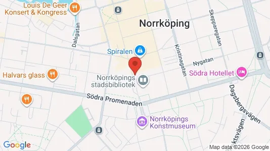 Lägenheter att hyra i Norrköping - kort over placeringen