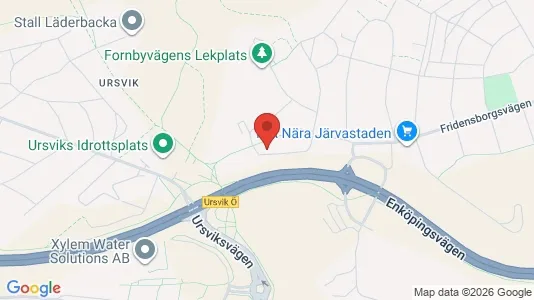 Lägenheter till salu i Solna - kort over placeringen