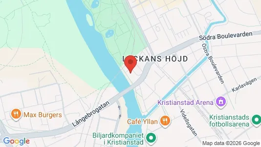Lägenheter att hyra i Kristianstad - kort over placeringen