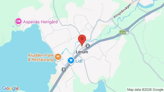 Bostadsrätter till salu i Lerum - Bild från Google Street View
