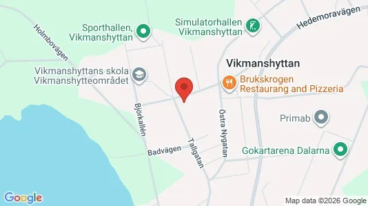 Lägenheter att hyra i Hedemora - kort over placeringen
