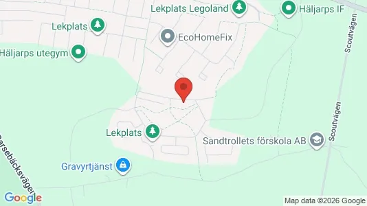 Bostadsrätter till salu i Landskrona - kort over placeringen
