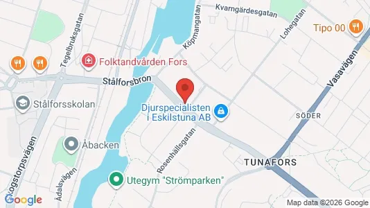 Bostadsrätter till salu i Eskilstuna - kort over placeringen