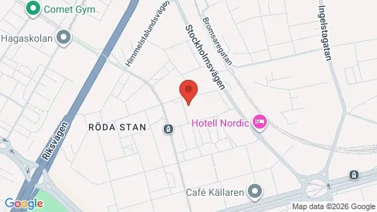 Lägenheter att hyra i Norrköping - kort over placeringen