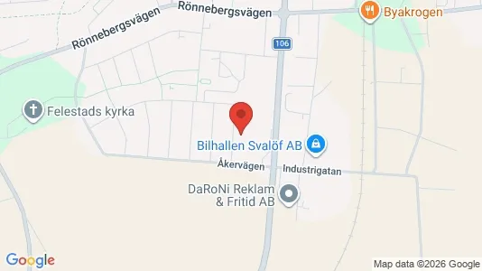 Lägenheter att hyra i Svalöv - kort over placeringen
