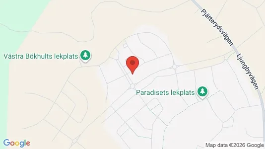 Lägenheter till salu i Älmhult - kort over placeringen