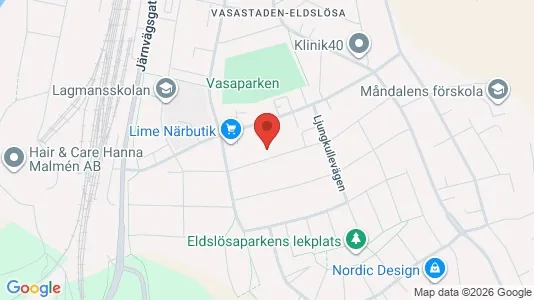 Lägenheter att hyra i Mjölby - kort over placeringen
