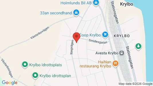 Bostadsrätter till salu i Avesta - kort over placeringen