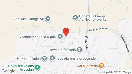 Lägenheter att hyra i Uddevalla - kort over placeringen