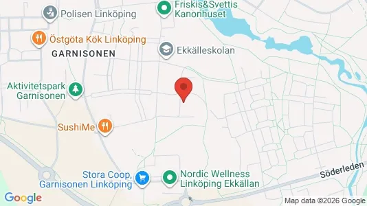 Lägenheter till salu i Linköping - kort over placeringen