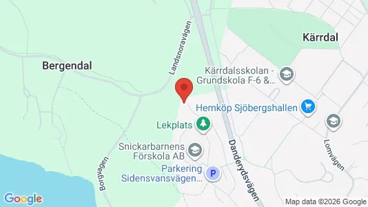 Lägenheter till salu i Täby - kort over placeringen