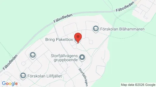 Lägenheter att hyra i Östersund - kort over placeringen
