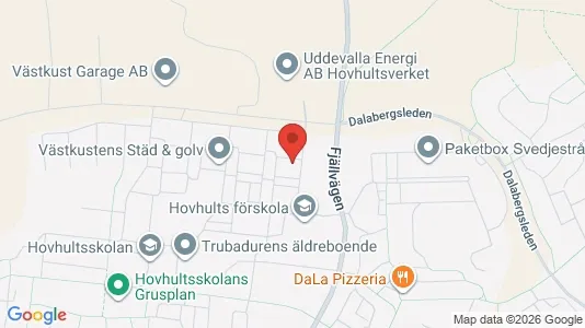 Lägenheter att hyra i Uddevalla - kort over placeringen