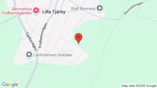 Bostadsrätter till salu i Laholm - kort over placeringen