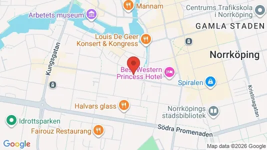 Lägenheter att hyra i Norrköping - kort over placeringen