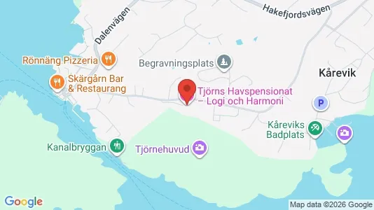 Lägenheter till salu i Tjörn - kort over placeringen