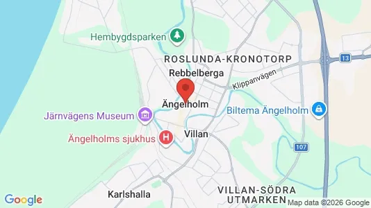 Hus till salu i Ängelholm - Bild från Google Street View