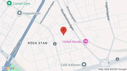 Lägenheter att hyra i Norrköping - kort over placeringen