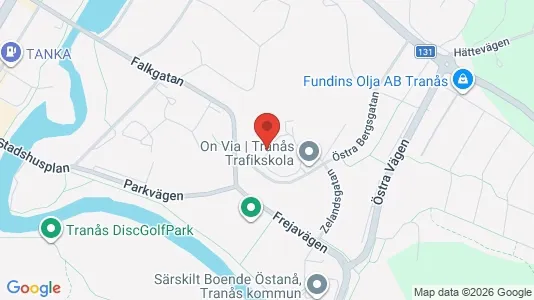 Bostadsrätter till salu i Tranås - kort over placeringen