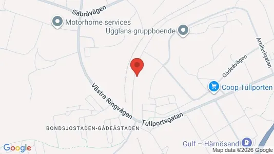 Lägenheter att hyra i Härnösand - Bild från Google Street View