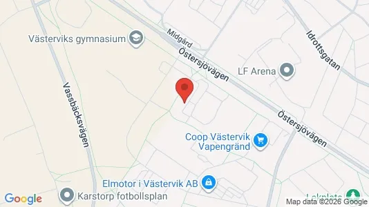 Bostadsrätter till salu i Västervik - Bild från Google Street View