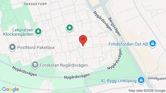 Lägenheter att hyra i Linköping - kort over placeringen