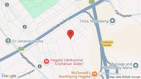 Lägenheter att hyra i Norrköping - kort over placeringen