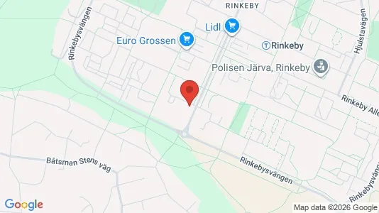 Bostadsrätter till salu i Västerort - kort over placeringen
