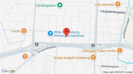 Lägenheter till salu i Lundby - kort over placeringen