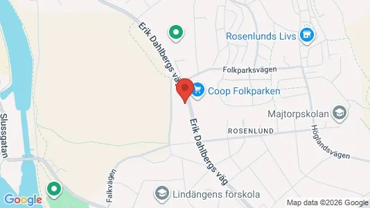 Lägenheter till salu i Södertälje - kort over placeringen