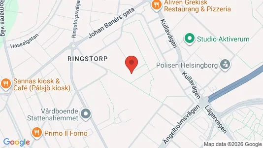 Lägenheter till salu i Helsingborg - kort over placeringen