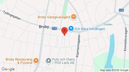 Lägenheter att hyra i Östra Göinge - kort over placeringen