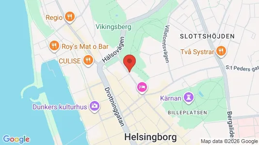 Bostadsrätter till salu i Helsingborg - kort over placeringen