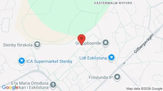 Lägenheter att hyra i Eskilstuna - kort over placeringen