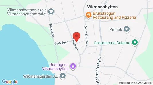 Lägenheter att hyra i Hedemora - kort over placeringen
