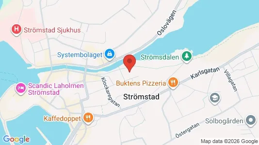 Lägenheter till salu i Strömstad - kort over placeringen