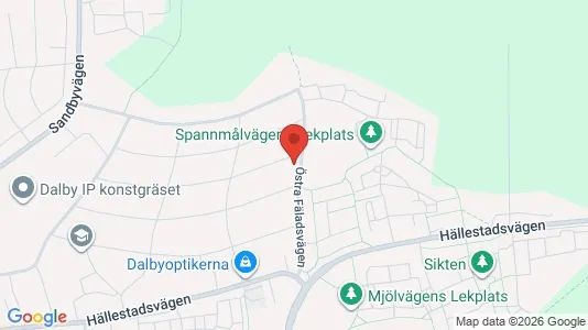 Lägenheter att hyra i Lund - kort over placeringen