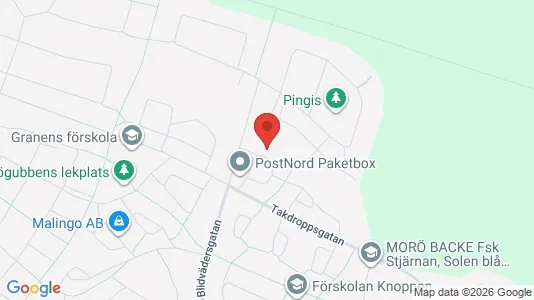 Lägenheter till salu i Skellefteå - kort over placeringen