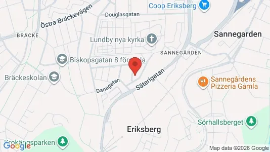 Lägenheter till salu i Västra hisingen - kort over placeringen