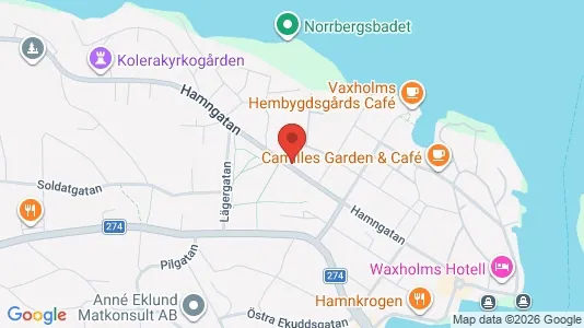Lägenheter till salu i Vaxholm - kort over placeringen