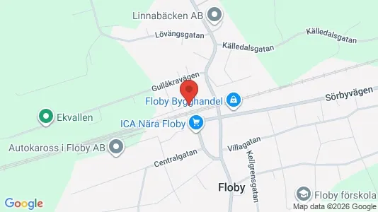 Lägenheter att hyra i Falköping - kort over placeringen