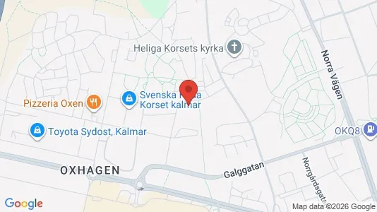 Lägenheter till salu i Kalmar - kort over placeringen