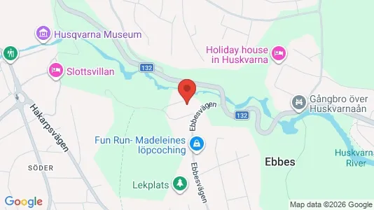 Lägenheter att hyra i Nässjö - kort over placeringen
