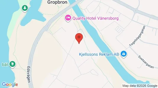 Lägenheter till salu i Vänersborg - kort over placeringen