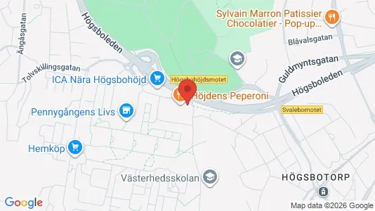 Lägenheter till salu i Askim-Frölunda-Högsbo - kort over placeringen