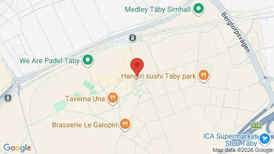 Lägenheter till salu i Danderyd - kort over placeringen