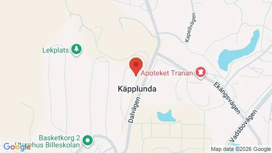 Bostadsrätter till salu i Skövde - kort over placeringen